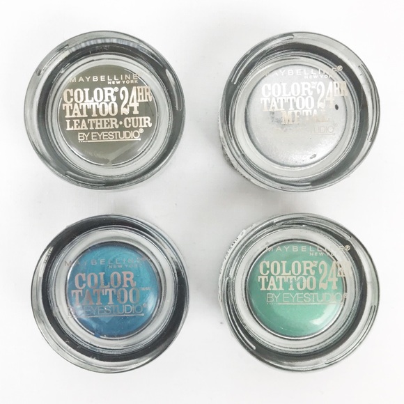 Maybelline Other - New 4x MAYBELLINE Color Tattoo 24hr Cream Gel Eyeshadows